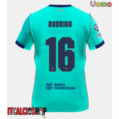 Barcelona Rodri Hernandez #16 Terza Maglia 2026-27 Manica Corta